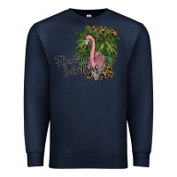 Navy flocking fabulous Premium Sweatshirt - SublimationCraftShop