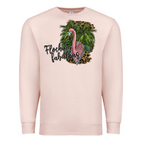 Pale Pink flocking fabulous Premium Sweatshirt - SublimationCraftShop