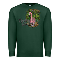 Sports Green flocking fabulous Premium Sweatshirt - SublimationCraftShop