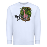 White flocking fabulous Premium Sweatshirt - SublimationCraftShop