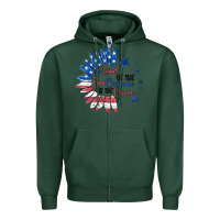 Sports Green land of the free because of the brave Zipper Hoodie - MaliasSmallBusiness