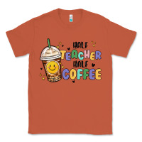 Copper half teacher half coffee Classic Tee - MaliasSmallBusiness