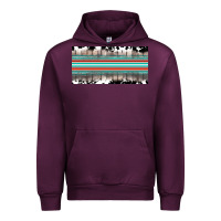 Mauve Wine western cowhide serape sunflower mama license plate Urban Hoodie - BarkalooDesign