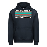 Navy western cowhide serape sunflower mama license plate Urban Hoodie - BarkalooDesign