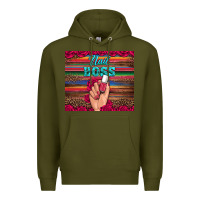 Army Green nail boss Premium Hoodie - Artiststas