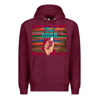 Burgundy nail boss Premium Hoodie - Artiststas