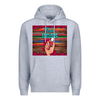 Heather Grey nail boss Premium Hoodie - Artiststas