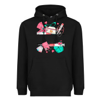 Black custom name nurse Heavyweight Hoodie - texasbilliewilder