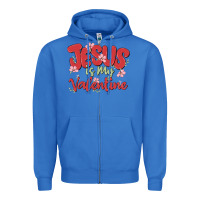 True Royal jesus is my valentine Zipper Hoodie - MaliasSmallBusiness