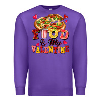 Purple food is my valentine Premium Sweatshirt - FaDigitalArtStudio