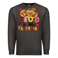 Smoke food is my valentine Premium Sweatshirt - FaDigitalArtStudio