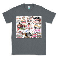 Charcoal Heather funny coffee quotes Classic Tee - MaliasSmallBusiness