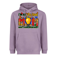 Lavender i'm an autism mom what's your superpower Heavyweight Hoodie - Zillion Design Studio