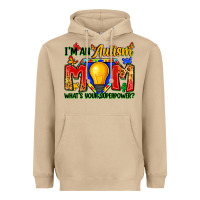 Mushroom i'm an autism mom what's your superpower Heavyweight Hoodie - Zillion Design Studio