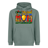 Sage i'm an autism mom what's your superpower Heavyweight Hoodie - Zillion Design Studio