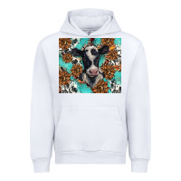 White western black and white cow Urban Hoodie - BarkalooDesign