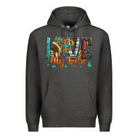 Love My Tribe Native American Indian Headdress Premium Hoodie | Teevron