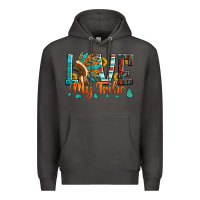 Smoke love my tribe native american indian headdress Premium Hoodie - Artiststas