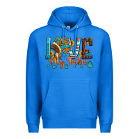 True Royal love my tribe native american indian headdress Premium Hoodie - Artiststas