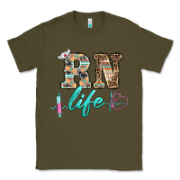 Army Green western nurse rn  life Classic Tee - BarkalooDesign