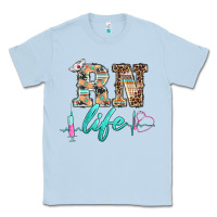Dusty Blue western nurse rn  life Classic Tee - BarkalooDesign