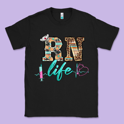 Western Nurse Rn  Life Classic Tee Designed By Barkaloodesign