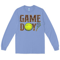 Colony Blue tennis game day Long Sleeve Tee - BarkalooDesign