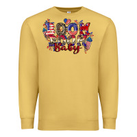 Antique Gold Boom boom baby 4th of july Premium Sweatshirt - CowGirlArtShop