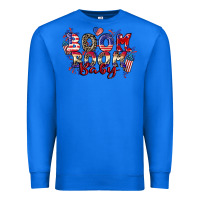 True Royal Boom boom baby 4th of july Premium Sweatshirt - CowGirlArtShop