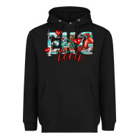 Black ekg tech Heavyweight Hoodie - texasbilliewilder