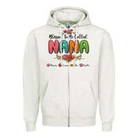Oatmeal Heather blessed to be called nana Zipper Hoodie - MaliasSmallBusiness