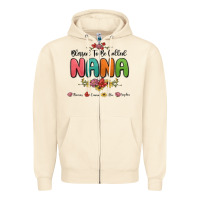 Sandshell blessed to be called nana Zipper Hoodie - MaliasSmallBusiness