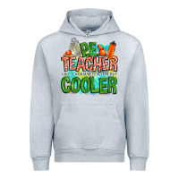 Heather Grey pe teacher but cooler Urban Hoodie - NancyCooperArtShop