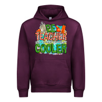 Mauve Wine pe teacher but cooler Urban Hoodie - NancyCooperArtShop