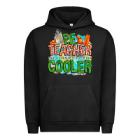 Pigment Black pe teacher but cooler Urban Hoodie - NancyCooperArtShop