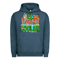 Pigment Midnight Navy pe teacher but cooler Urban Hoodie - NancyCooperArtShop