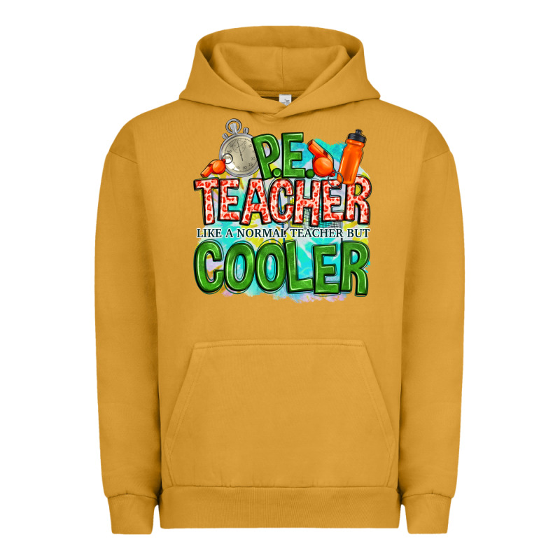 Pe Teacher But Cooler Urban Hoodie by NancyCooperArtShop | Teevron