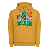 Pigment Peanut Butter pe teacher but cooler Urban Hoodie - NancyCooperArtShop