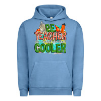 Pigment Pebble Blue pe teacher but cooler Urban Hoodie - NancyCooperArtShop