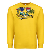 Lemon hello summer Premium Sweatshirt - SublimationCraftShop