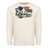 Sandshell hello summer Premium Sweatshirt - SublimationCraftShop