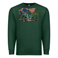 Sports Green hello summer Premium Sweatshirt - SublimationCraftShop