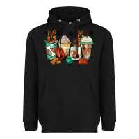 Black german shepherds coffee cups Heavyweight Hoodie - Zillion Design Studio