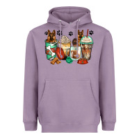 Lavender german shepherds coffee cups Heavyweight Hoodie - Zillion Design Studio