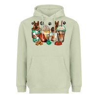 Matcha german shepherds coffee cups Heavyweight Hoodie - Zillion Design Studio