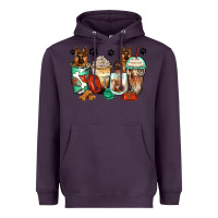 Plum german shepherds coffee cups Heavyweight Hoodie - Zillion Design Studio