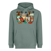 Sage german shepherds coffee cups Heavyweight Hoodie - Zillion Design Studio