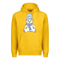 Lemon winter snowman Premium Hoodie - AdoDesignShop