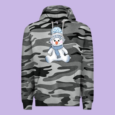 Winter Snowman Premium Hoodie Designed By Adodesignshop