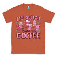 Copper my sleigh runs on coffee Classic Tee - MaliasSmallBusiness